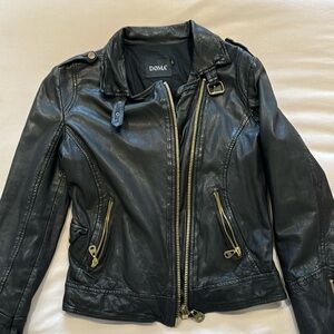 Biker leather jacket